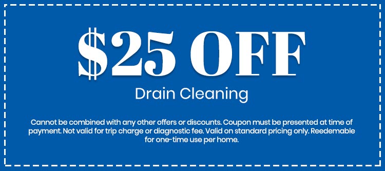 discount on Drain Cleaning