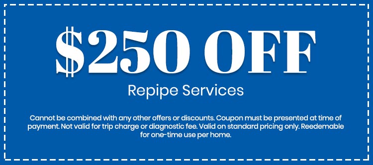 discount on Repipe Services